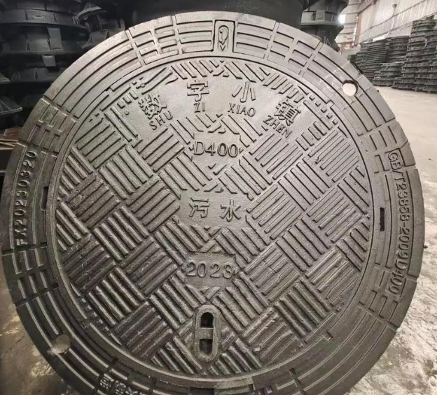 泸水球墨铸铁防沉降井盖展示
